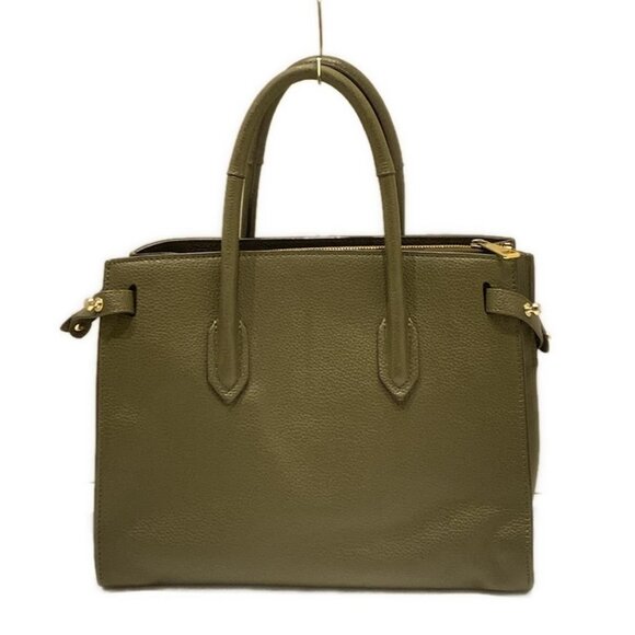 Auth FURLA - Khaki Leather Handbag - Picture 3 of 11